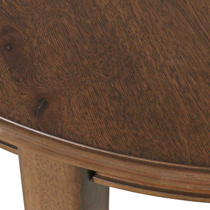 Carson's Oak Round Extension Table