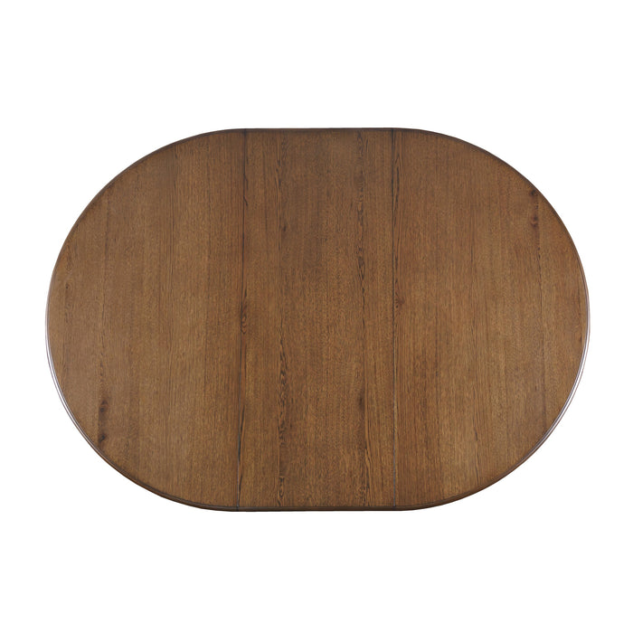 Carson's Oak Round Extension Table