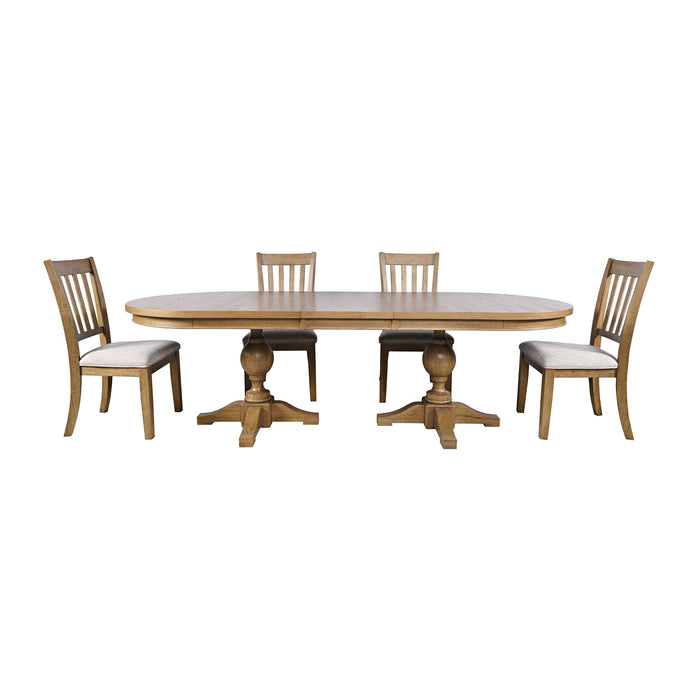 Brentwood 102" Double Pedestal Dining Table