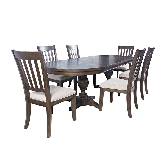 Brentwood 102" Double Pedestal Dining Table