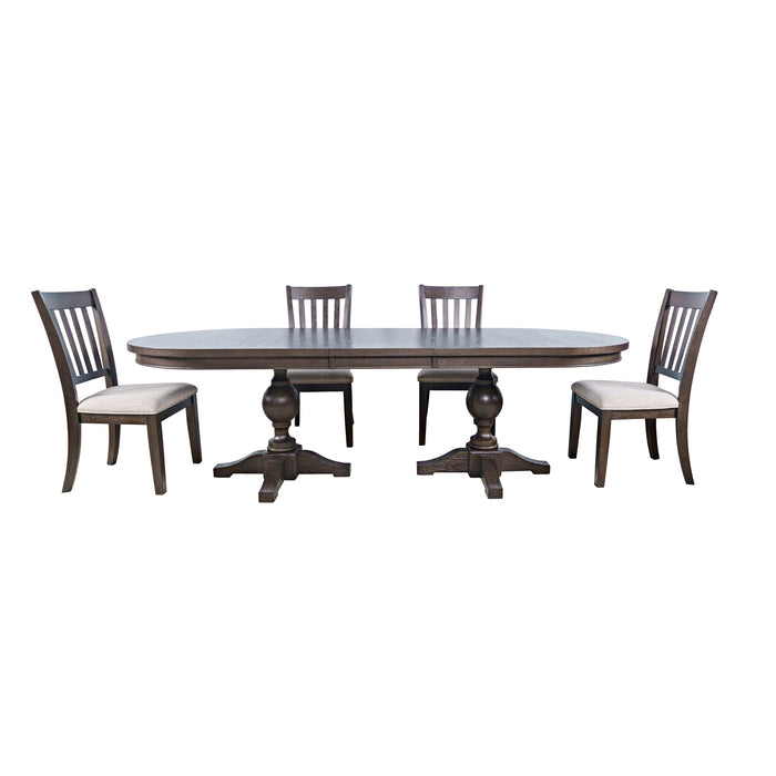 Brentwood 102" Double Pedestal Dining Table