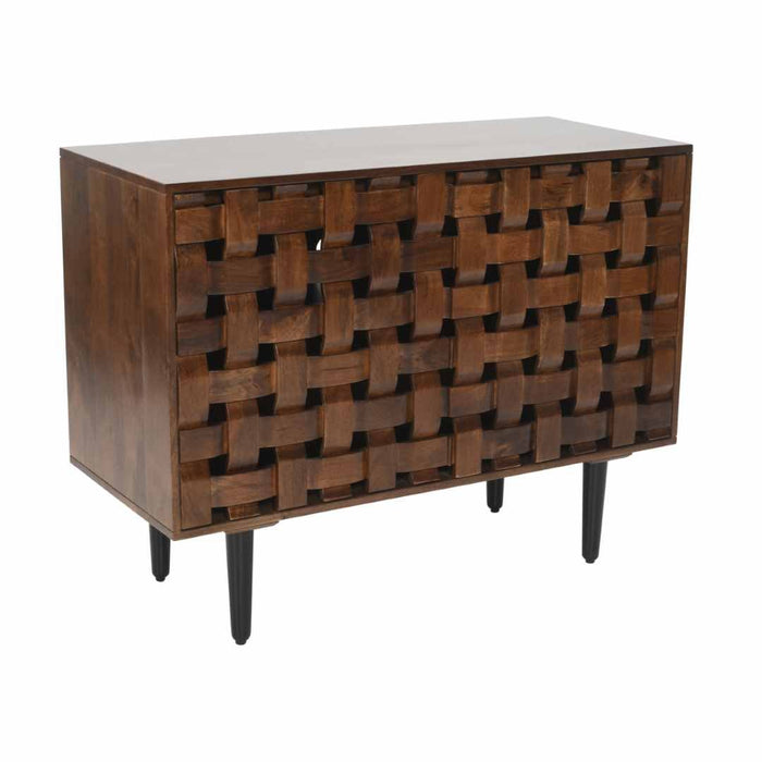 Trent Woven Front Accent Cabinet 42"