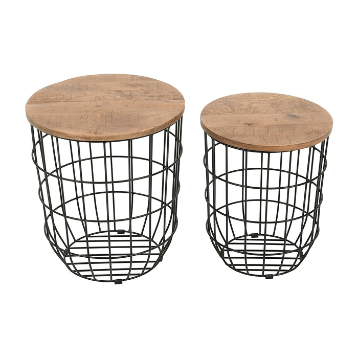 Rondo 2pc Nesting End Table