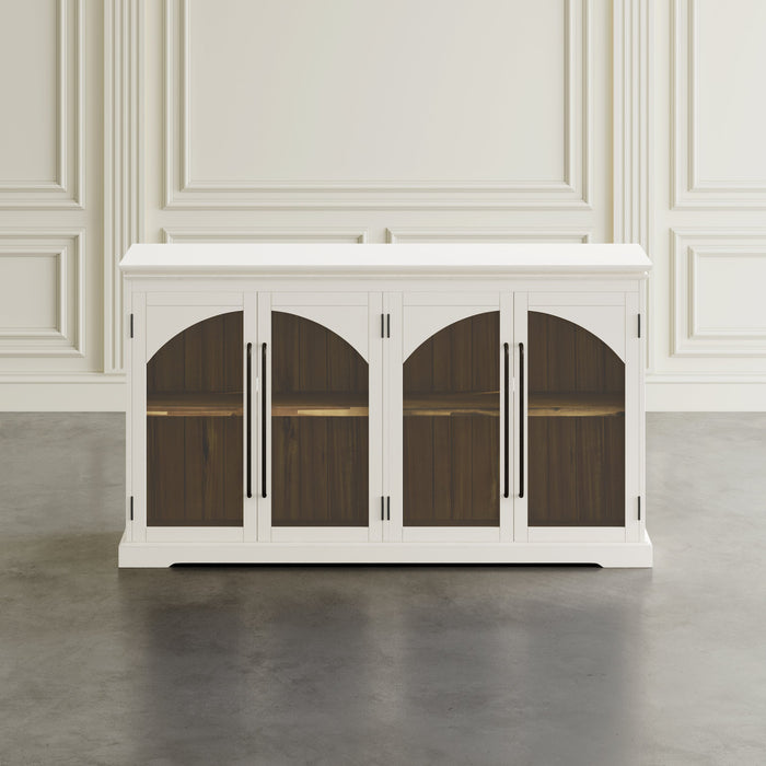 Archdale Gothic Arch 4 Door Accent Cabinet