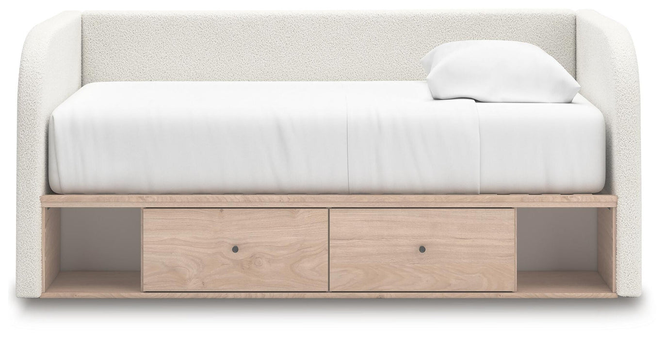 Arloster Full Upholstered Day Bed with Storage
