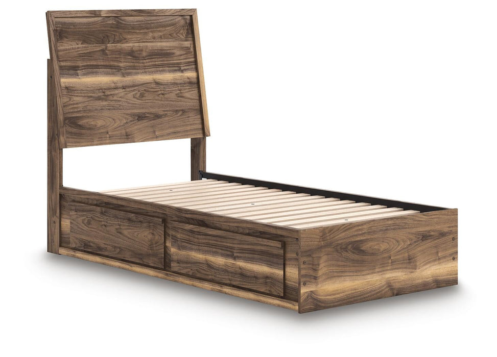 Chirason Twin Panel Bed with Storage