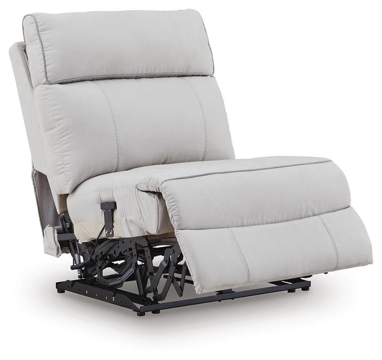Social Pointe 5-Piece Reclining Sectional with Storage Consoles