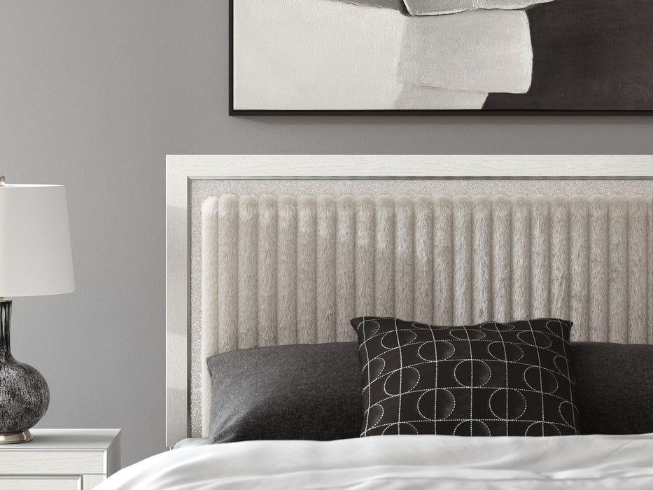 Zuraleus Queen Upholstered Panel Platform Bed