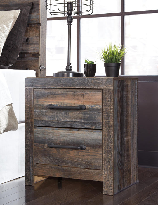 Drystan Full Bookcase Bed with 2 Storage Drawers, Dresser, Mirror, Chest and Nightstand