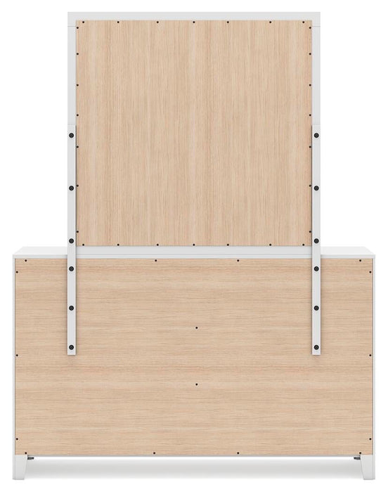 Binterglen King Panel Bed, Dresser, Mirror, Chest and Nightstand