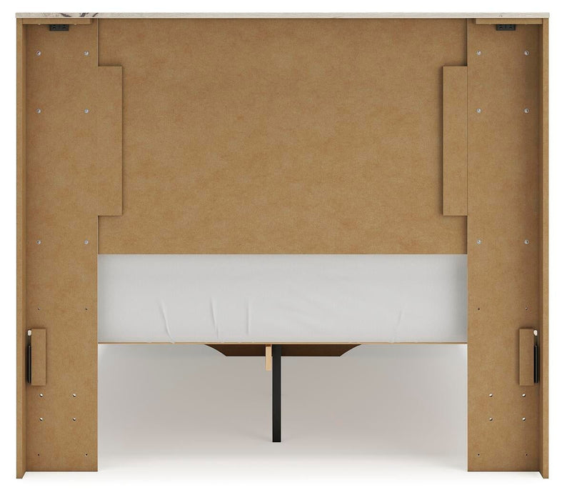 Lawroy Full Panel Storage Bed, Dresser, Mirror, Chest and Nightstand