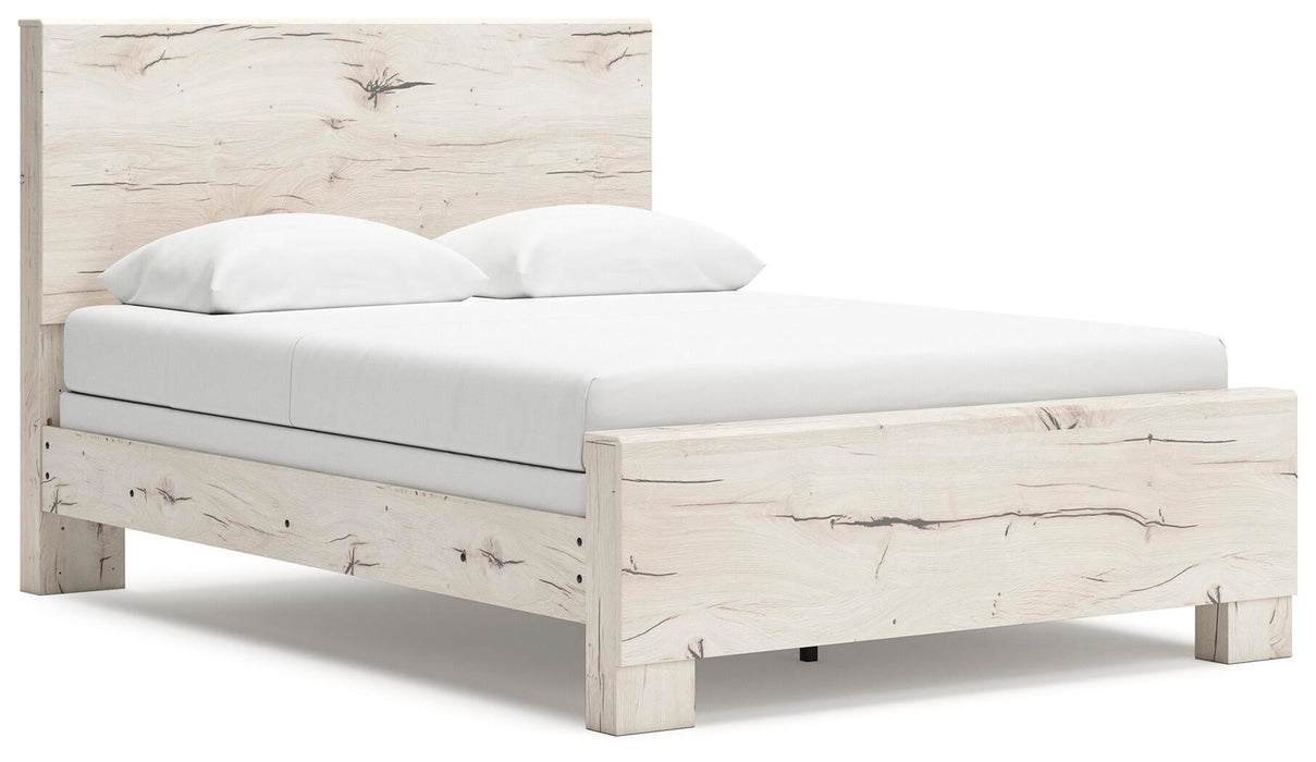 Lawroy Queen Panel Bed, Dresser, Mirror and Nightstand