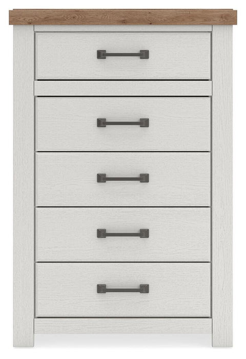 Savonport Queen Panel Bed with Storage, Dresser, Mirror, Chest and Nightstand