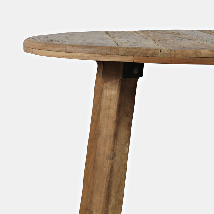 Reclamation Salvaged Wood Round Dining Table