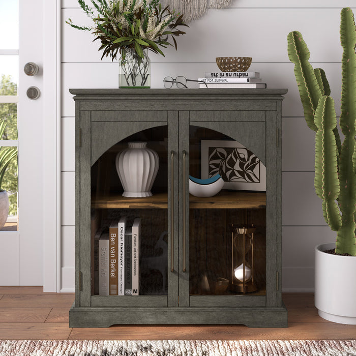 Archdale Gothic Arch 2 Door Accent Cabinet