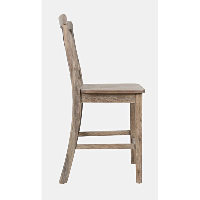 Eastern Tides X Back Counter Stool