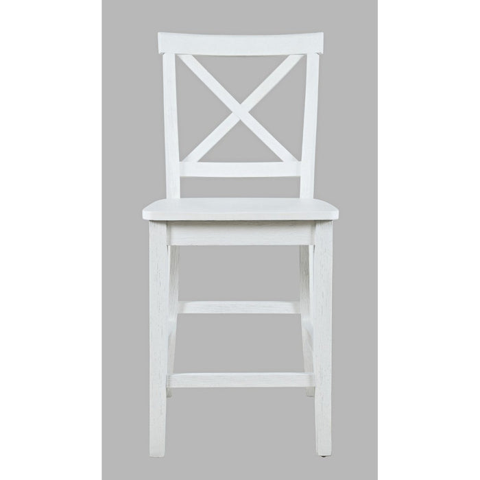 Eastern Tides X Back Counter Stool