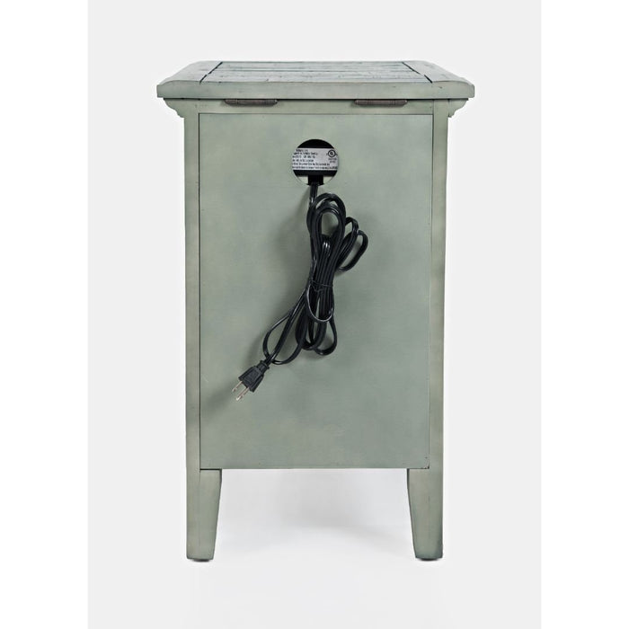 Rustic Shores Power Chairside Table