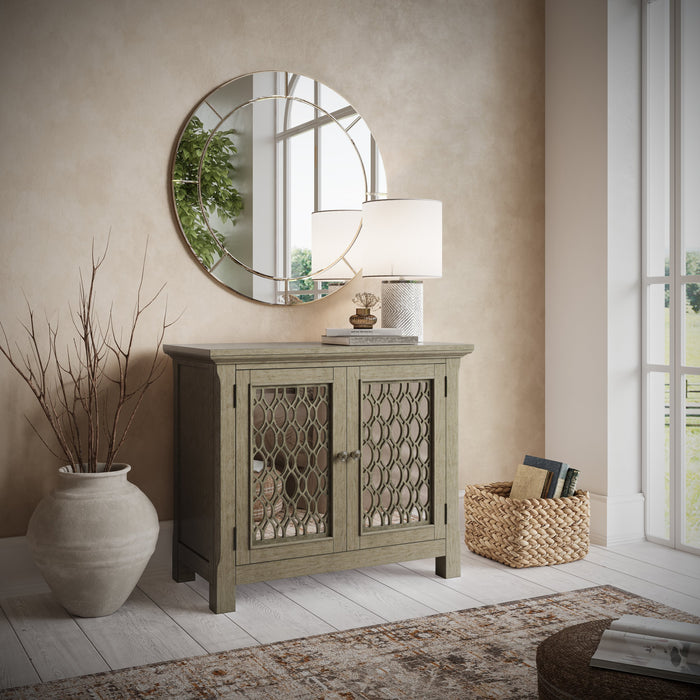 Isabella 38" Mirrored Accent Cabinet
