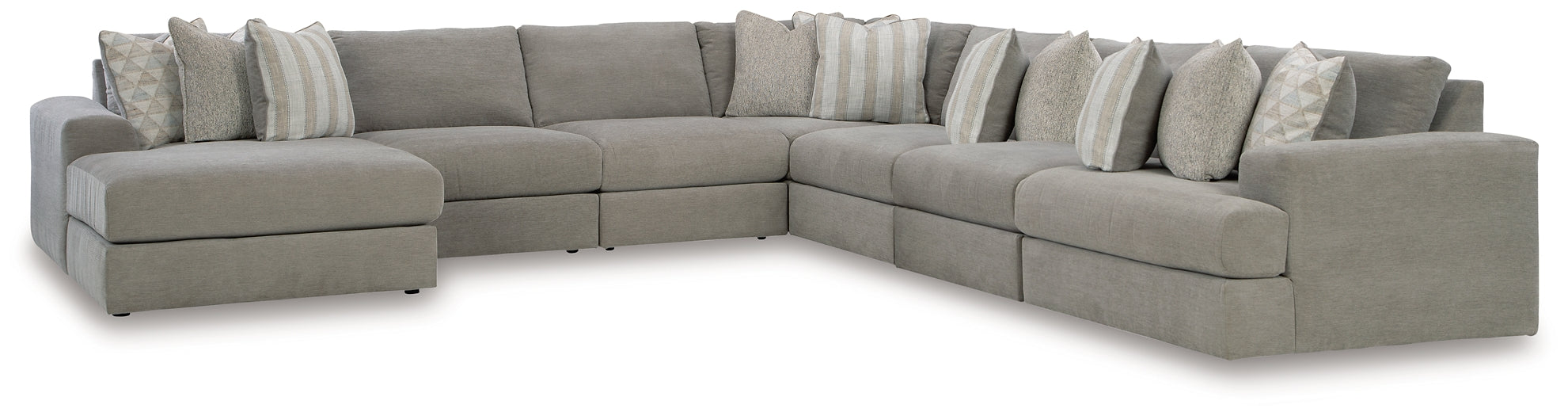 Avaliyah 7-Piece Sectional with Ottoman